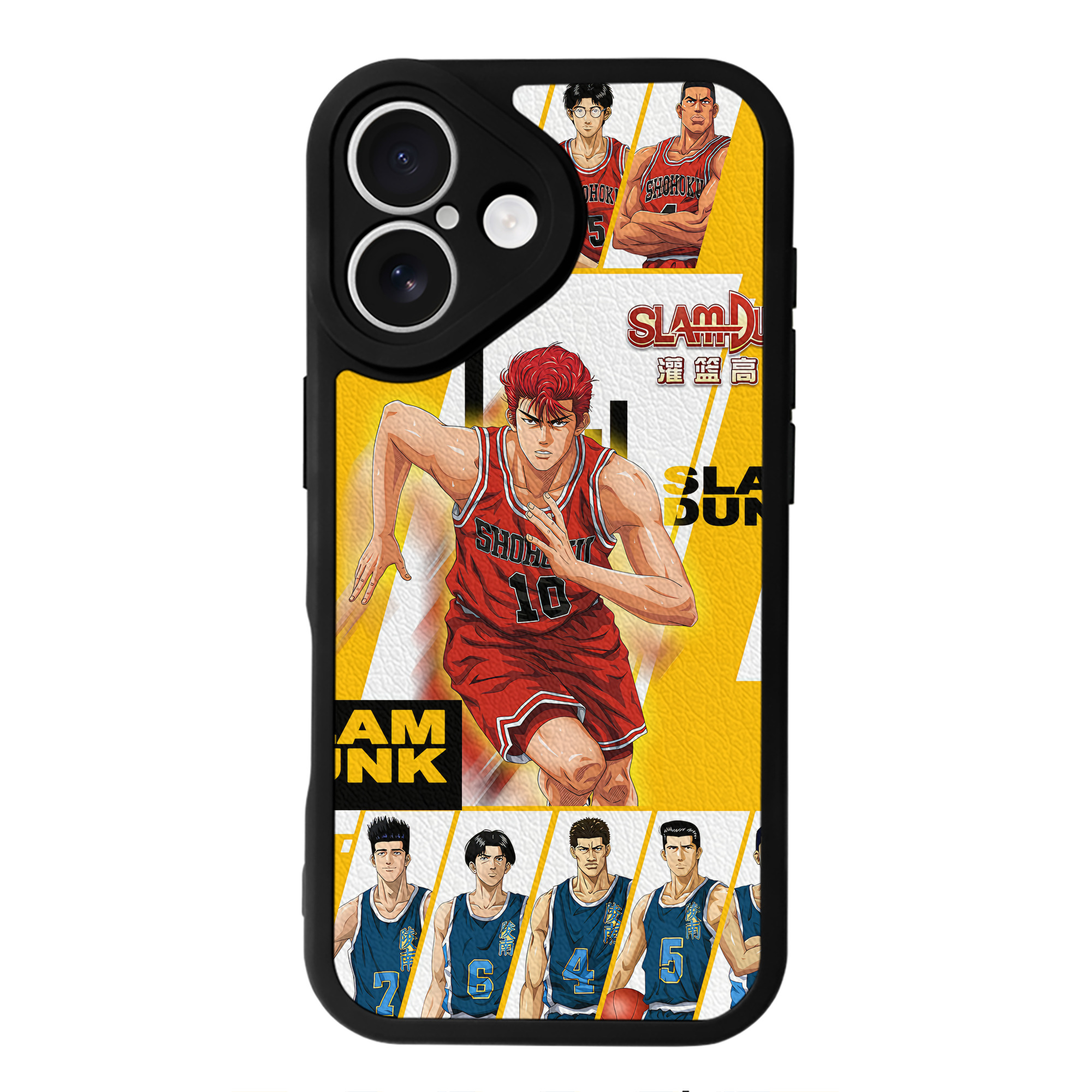 （画像用） SLAM DUNK／スラムダンク 【iPhone 16シリーズ対応】シリコンスマホケース（レザー調） 材質：シリコン